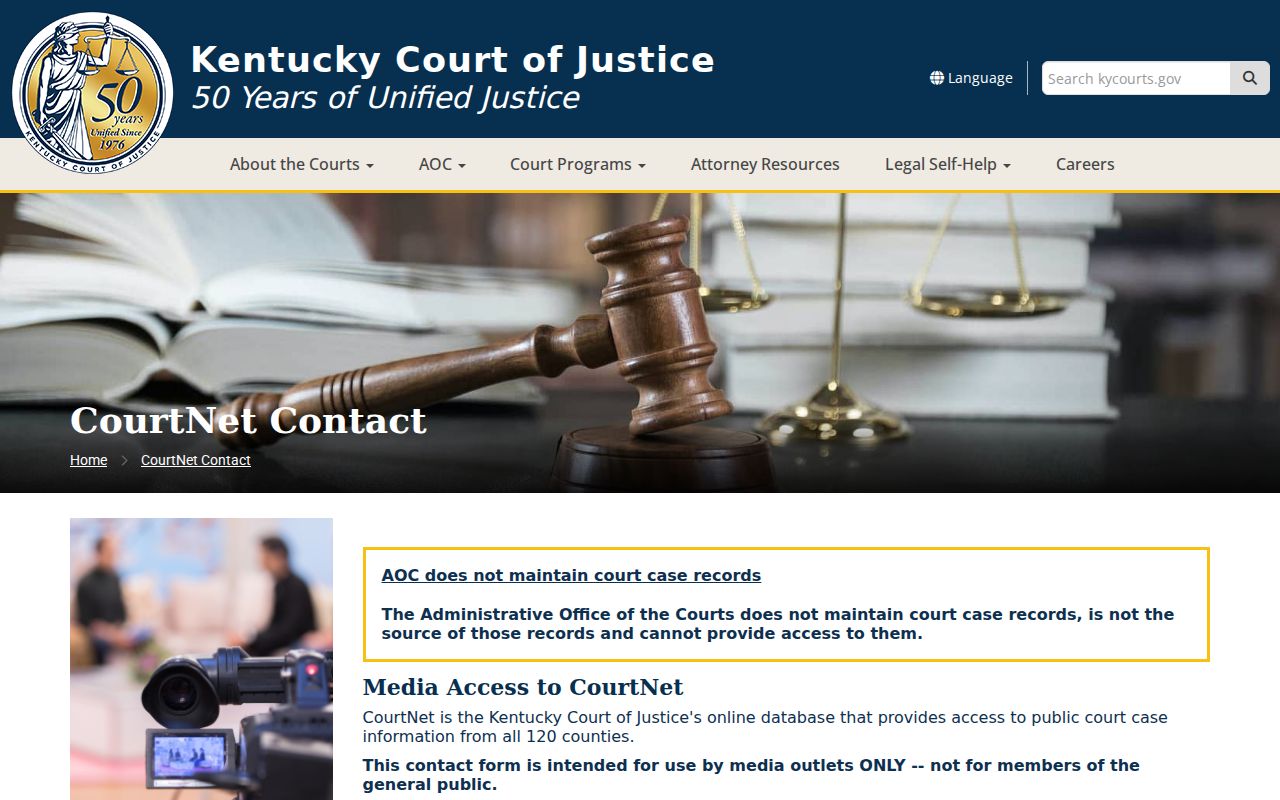 Trimble County criminal case records CourtNet information