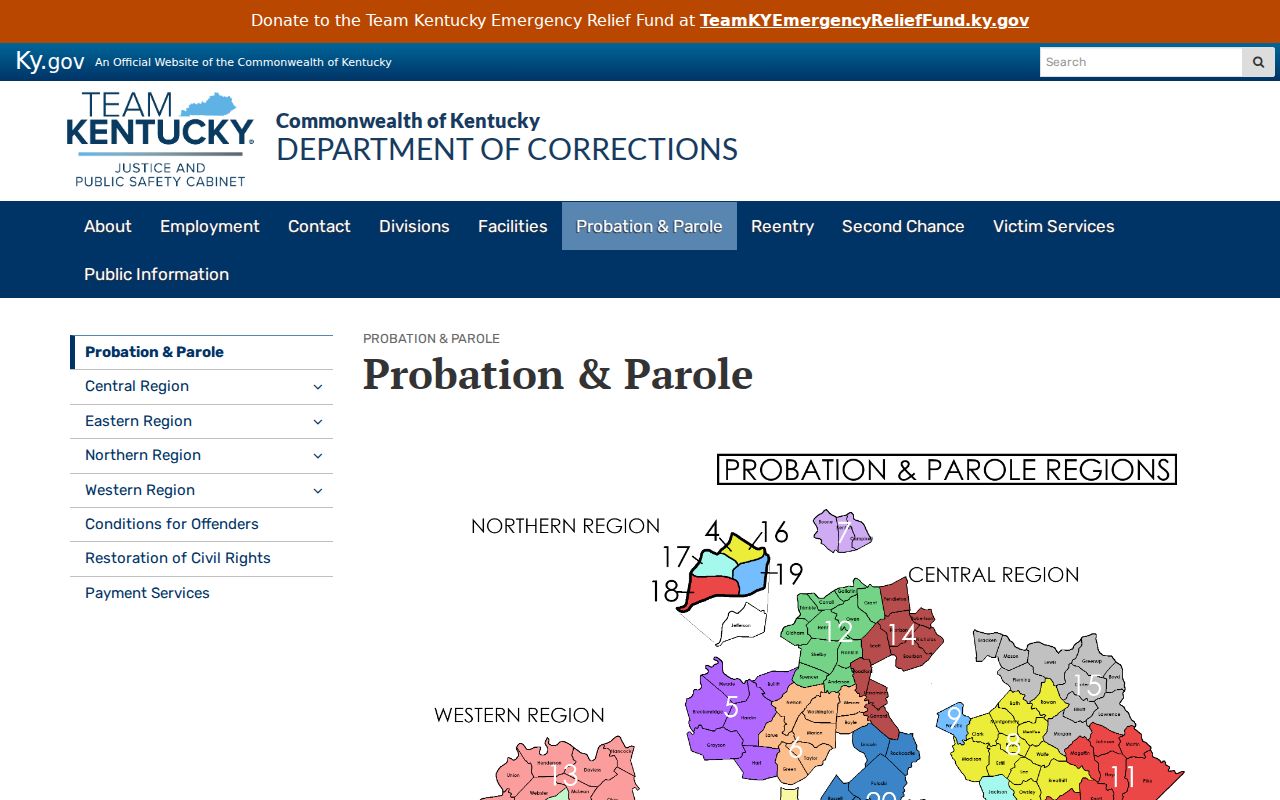 Trimble County criminal records probation and parole information